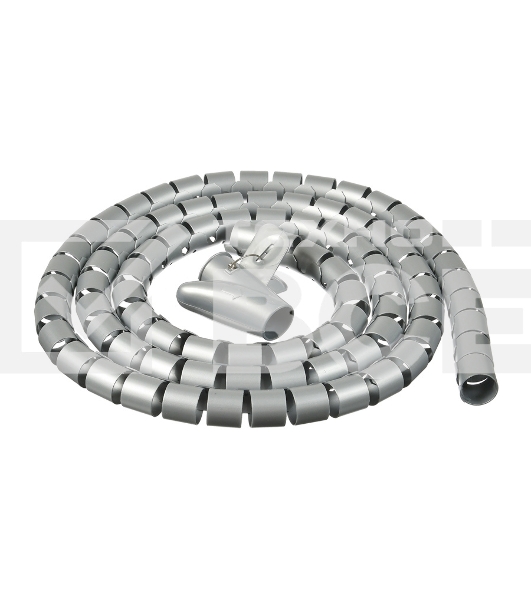Кабельный органайзер Buro BHP CG252S Spiral Hose 25x2000мм Silver