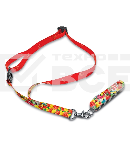 Нож перочинный Victorinox My First Victorinox Parrot Edition (0.2373.E3) 84мм 9функций красный/рисунок карт.коробка