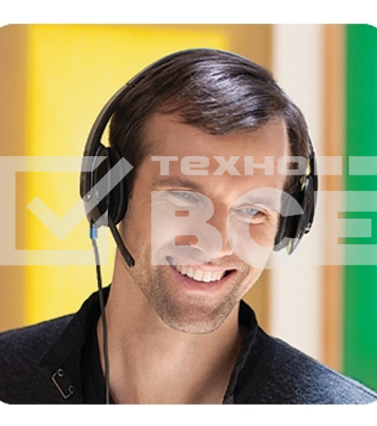 Гарнитура проводная Logitech H540 USB (981-000480)