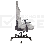 Кресло игровое Knight N1 Fabric серый Light-19 с подголов. крестовина металл, фото17