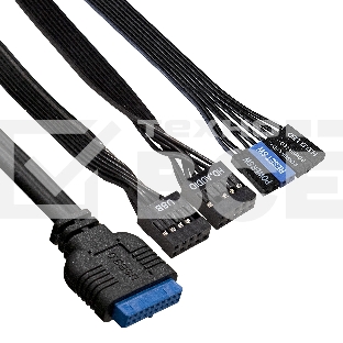 Компьютерный корпус Miditower ExeGate AA-442U2-AA450 (ATX, AA450 8 см, 1*USB+2*USB3.0, аудио, черный)