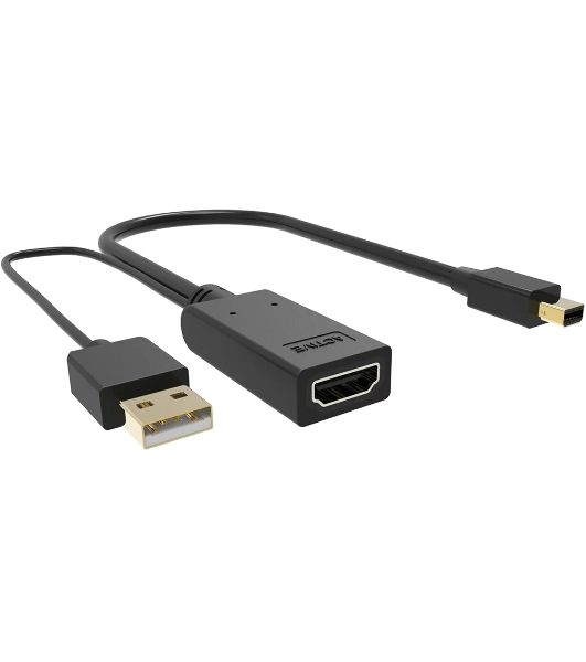 Кабель-переходник HDMI(F) +USB---> miniDP(M) 0.15m 4K*30Hz VCOM CG497-0.15