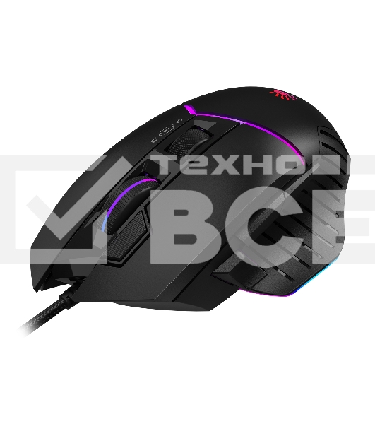 Мышь проводная A4Tech Bloody W95 Max черный, 12000 dpi, USB, кнопки - 10
