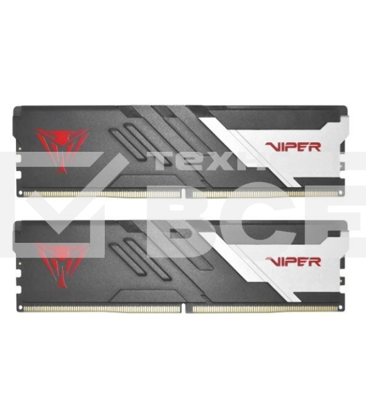 Оперативная память Patriot Viper Venom, DDR5, 64GB (2x32GB), 6400MHz, CL32, с радиатором, черный