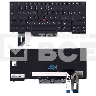 Клавиатура для ноутбука Lenovo ThinkPad E480 E485 черная
