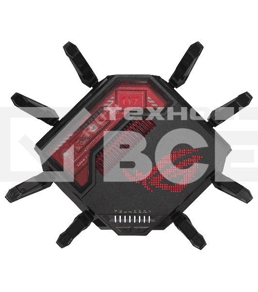 Маршрутизатор ASUS GT-BE19000, черный/красный, 90IG0850-MO9A0V