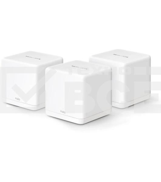 Бесшовный Mesh роутер Mercusys Halo H60X (3-pack) AX1500 Wi-Fi 6 система