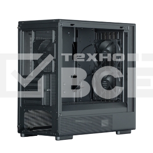 Корпус Zalman P10 NAMU, MATX, BLACK, WINDOW, FRONT COVER WALNUT, 2x3.5