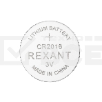 Батарейка литиевая Rexant CR2016 3В блистер 5 шт., фото 1