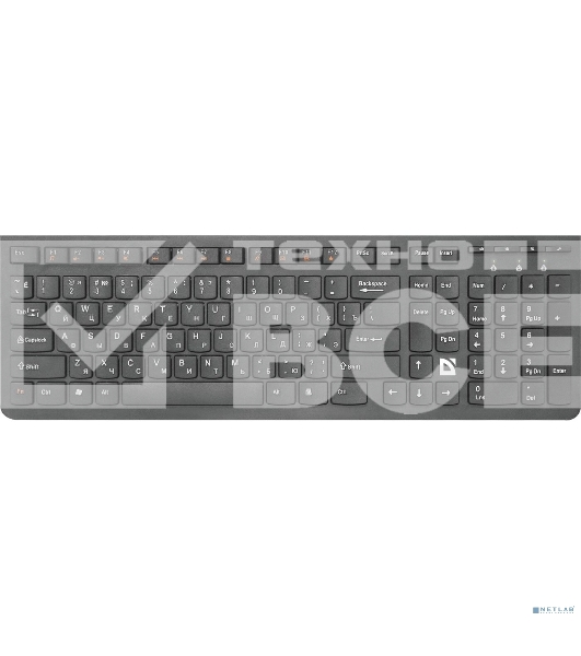 Клавиатура беспроводная Defender ULTRAMATE SM-535 RU USB, радиоканал, черный