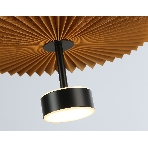 Светильник Ambrella light LH72607 BK/CF черный/кофе 6W 3000K D300*260-1770, фото5