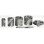 Набор коронок KRAFTOOL 3340_z01кольцевые с напылением из карбида вольфрама 4шт 33-53-67-73мм, фото3