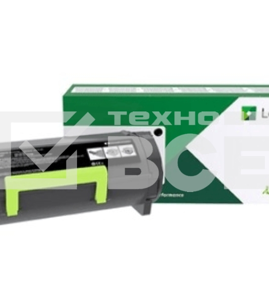 Картридж лазерный Lexmark черный сверхвысокой емкости для MX517de, MX617de, MS517dn, MS617dn 20000 стр.