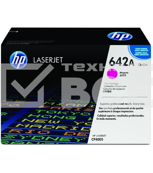 Картридж лазерный HP CB403A пурпурный для CP4005 7500стр.