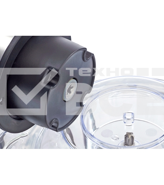 Измельчитель Centek CT-1395 Сталь <600Вт> 2 скорости, стеклянная чаша 2,0л, разборные ножи, 4 лезвия