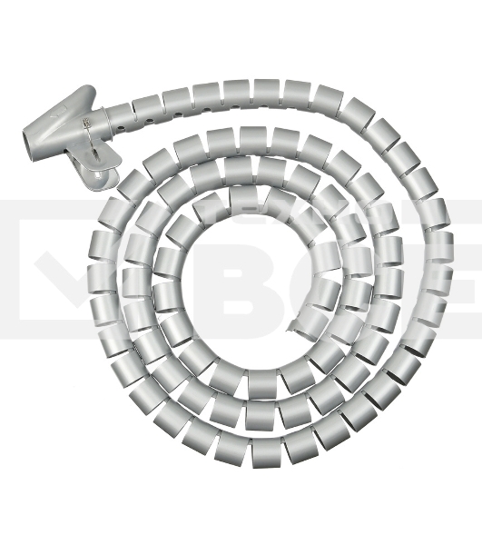 Кабельный органайзер Buro BHP CG252S Spiral Hose 25x2000мм Silver