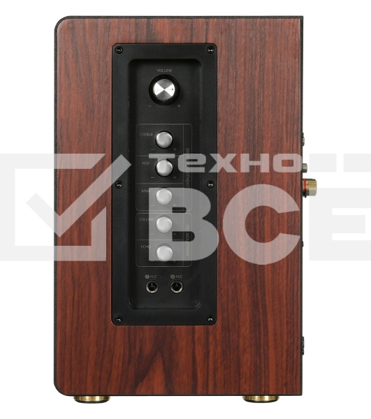 Колонки Oklick OK-117 BT 2.0 черный 80Вт беспроводные BT