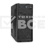 Компьютерный корпус Miditower ExeGate XP-332UC-XP400 (ATX, XP400 с вент. 12см, 2*USB3.0+1*TypeC, аудио, черный), фото 1