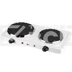 Плита настольная электрическая двухконфорочная Atlanta ATH-1740 белый, фото7