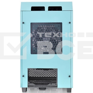 Корпус Thermaltake The Tower 100 Turquoise черный без БП miniITX 1x120mm 3x140mm 2xUSB3.0 audio bott PSU