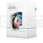 Кулер для процессора DEEPCOOL AG400 LED черный, 120 мм, алюминий/медь, 2000 об/мин, 31.6 дБ, 4 pin, 220 Вт, 150 мм, фото9