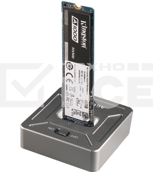 Док Станция SSD M.2 NVME AgeStar 31CBNV1C (GRAY) серый