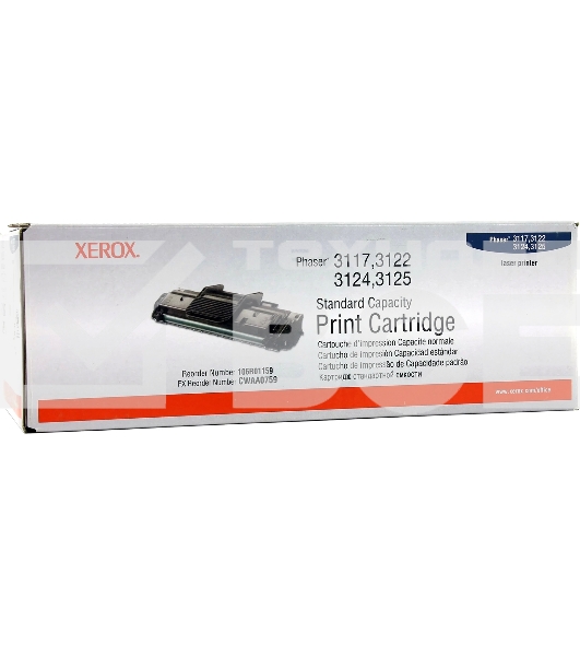 Картридж лазерный Xerox 106R01159 черный для Phaser 3117/3122/3124/3125 3000 стр.(channels)