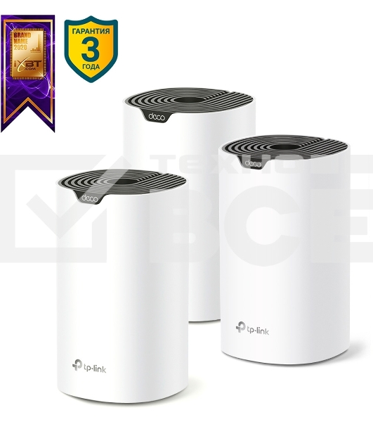 Домашняя Mesh Wi-Fi система TP-Link Deco S7(3-pack) AC1900