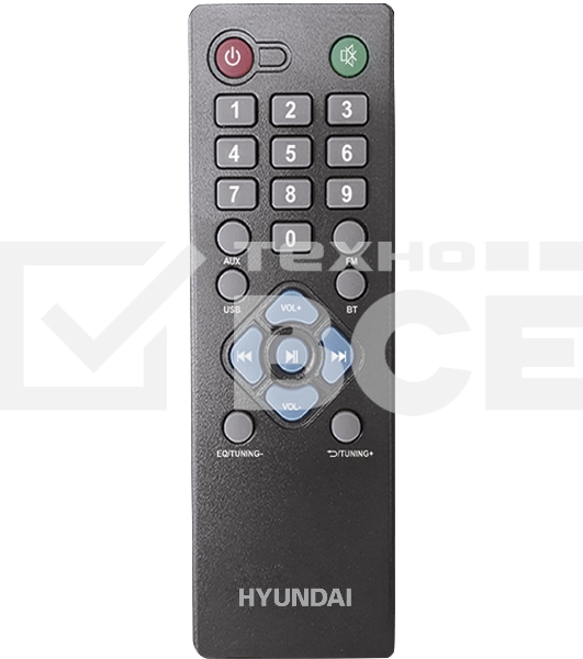 Микросистема Hyundai H-MS1404 черный 30Вт FM USB BT SD