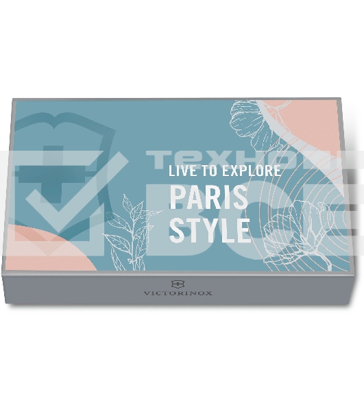 Нож перочинный Victorinox Companion Paris Style (1.3909.E221) 91мм 16функц. розовый с чехлом подар.коробка