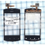 Сенсорное стекло (тачскрин) для Acer Liquid mini E310, черное, фото3