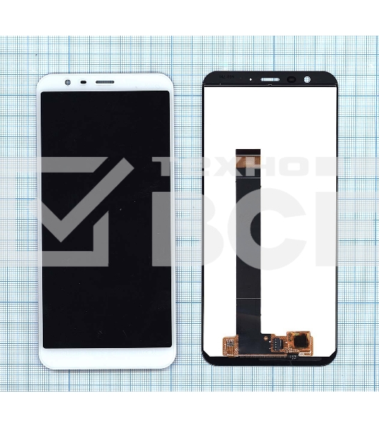 Дисплей для Meizu M8c белый