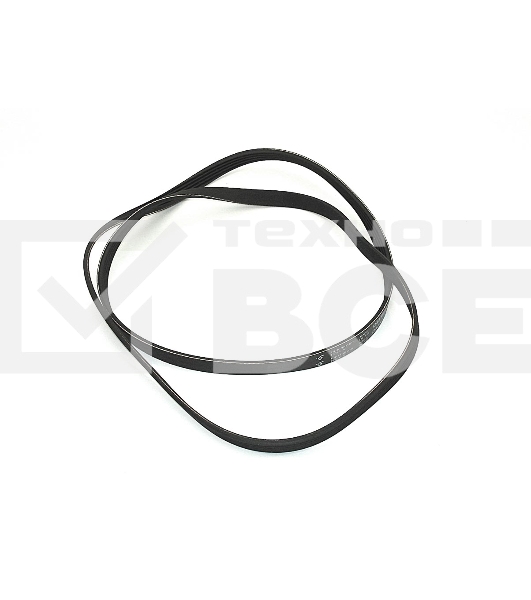 Ремень 1244 J5 / 1245 J5 для стиральной машины Indesit, Ariston, Whirlpool, Bauknecht черный 1244мм