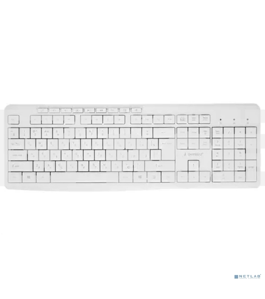 Клавиатура Gembird KB-8430M проводная, USB, белый