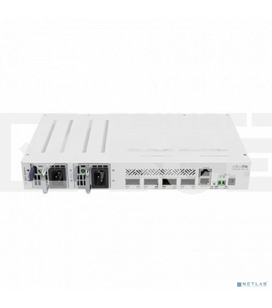 Коммутатор Mikrotik CRS504-4XQ-IN, 1x10Base-T/100Base-TX, 4xQSFP28, Switching capacity 800 Gbps