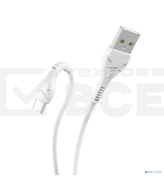 Кабель USB Type-C/HOCO HC-10512 X37/1m/2.4A/White