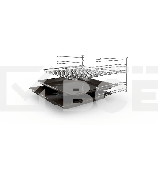 Встраиваемый духовой шкаф Bosch HBF011BA0Q 60 x 60 cm Черный, объем 66 литров