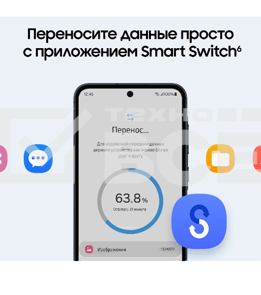 Смартфон Samsung Galaxy A55 5G, 8/128Gb, темно-синий