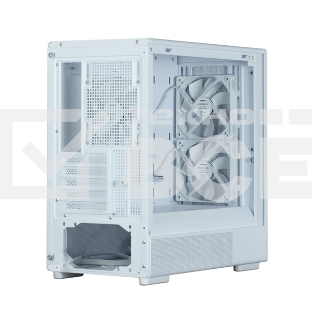 Корпус Zalman P10 NAMU, MATX, WHITE, WINDOW, FRONT COVER WALNUT, 2x3.5
