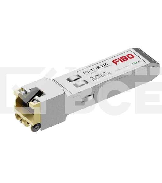 Трансивер FIBO FT-S1-RJ45 SFP модуль RJ-45, 1.25G, 100 м, cat 5E