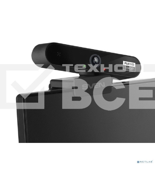 Веб-камера SVEN IC-965 HD (2 МП, 30 к/с, Full HD, SoftTouch, блист)