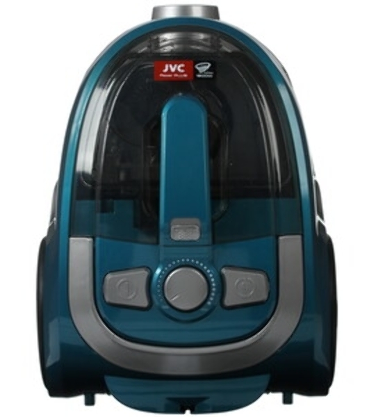 Пылесос JVC JH-VC401 бирюзовый/серый, 320/1800 Вт, уборка сухая, пылесборник контейнер 2,5 л.