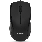 Мышь проводная Crown CMM-128 черный, 1000 dpi, USB, кнопки - 2, фото5