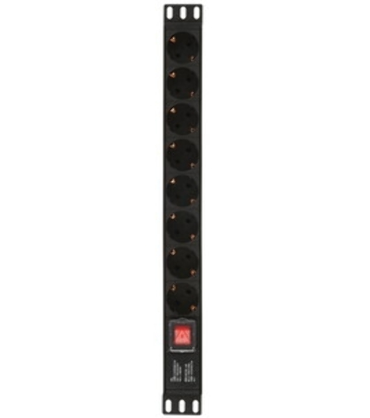 Блок распределения питания Sysmatrix PD 0802.000 гор.размещ. 8xSchuko базовые 16A C14
