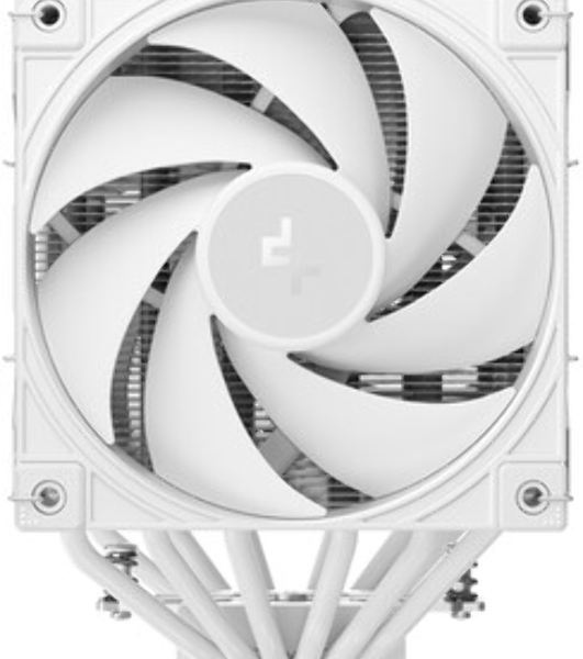 Кулер для процессора DEEPCOOL AK620 G2 WH LGA1851/1700/1200/115X/AM5/AM4 (8шт/кор, TDP 260W, PWM, DUAL Fan 120мм, 6 тепл. трубок, Copper Base, Wood-grain top cover, белый) RET (R-AK620G2-WHNNMN-GJD)