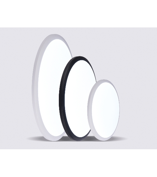 Потолочный светодиодный светильник Ambrella light FZ1230 WH белый IP44 22W 6400К D260*55 (Без ПДУ)