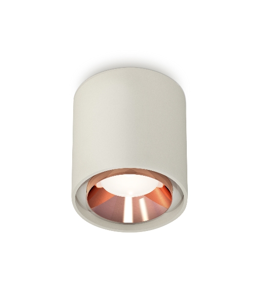 Светильник Ambrella Light XS7724005 SGR/PPG серый песок/золото розовое полированное MR16 GU5.3 (C7724, N7035)