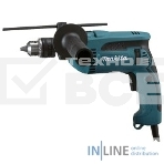 Дрель ударная Makita HP1640K 680Вт патрон:кулачковый реверс (кейс в комплекте), фото2