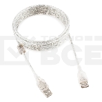 Кабель удлинитель USB2.0 Pro Cablexpert CCF-USB2-AMAF-TR-15, AM/AF, 4,5м, экран, 2феррит.кольца, прозрачный, пакет, фото4
