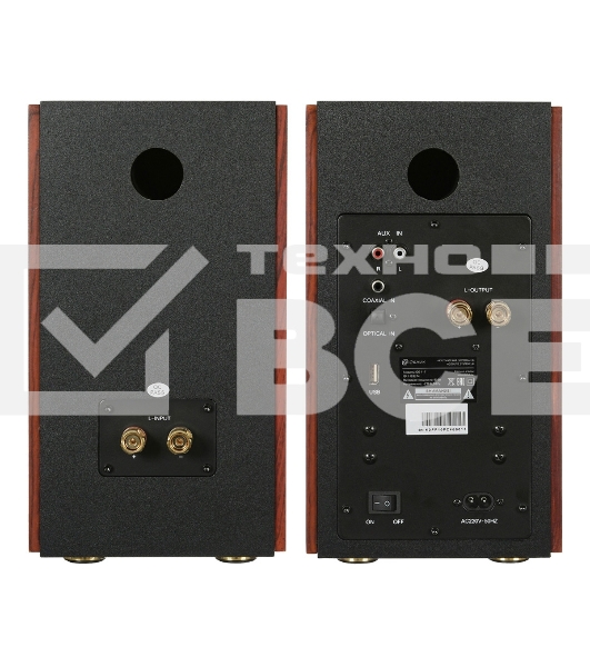 Колонки Oklick OK-117 BT 2.0 черный 80Вт беспроводные BT